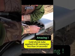 Guaina termoretraibile a freddo per connettori RF