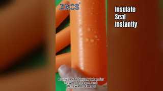 La sicurezza codificata a colori inizia con la tecnologia termoretraibile a freddo arancione.