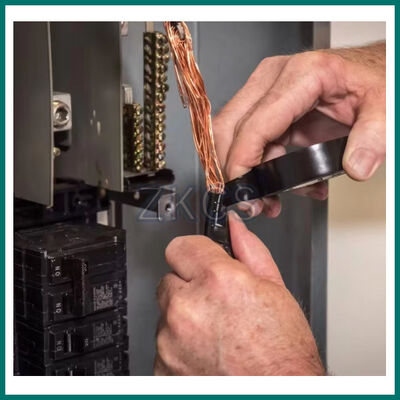 Allungamento a rottura ≥ 150 percento Tipo nastro isolante Resistenza alla temperatura 180 gradi Celsius Nastro elettrico resistente al calore