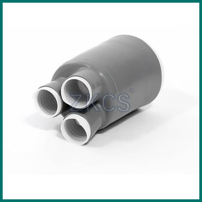Materiale leggero della gomma di silicone degli stivali di Grey Cold Shrink Cable Breakout