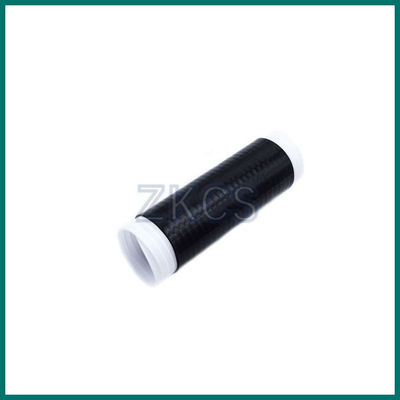 Tubo di riduzione a freddo in silicone nero/grigio per un pulsante da 1/2' e una connessione.