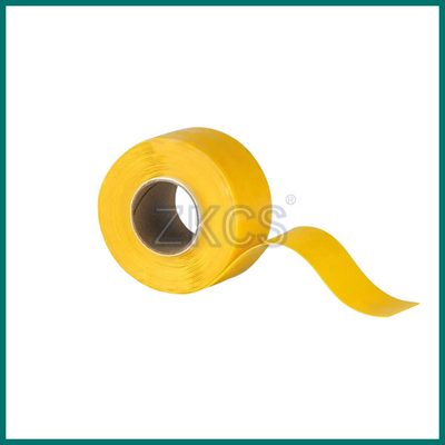 Isolamento elettrico della guarnizione di salvataggio di silicone del nastro giallo della gomma per la riparazione