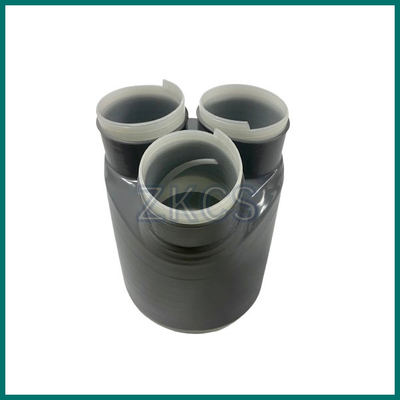 Rubber silicone grigio scuro 3 Way Cold Shrink Cable Breakout Boot per la protezione delle singole fasi del cavo