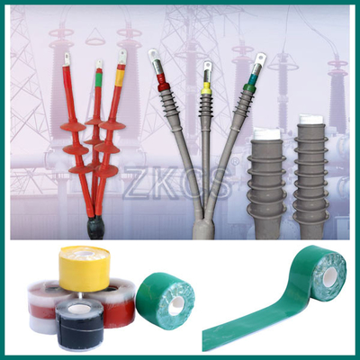 Lavori di nastro di gomma di silicone autofuse come protezione dei cavi ad alta tensione