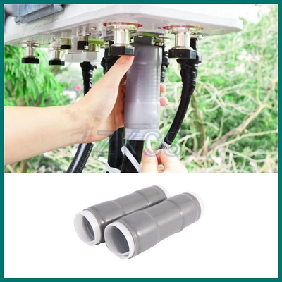 Grigio Silicone Cold Shrink Tube Con Mastico per Protezione Antenna Feeder impermeabilizzazione
