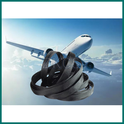 Monofilamenti in PET di 25 mm con maniche flessibili intrecciate per l'industria aerea