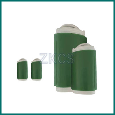 Spessore freddo della metropolitana 2.0mm degli strizzacervelli del cavo del silicone verde dell'etichetta IP67